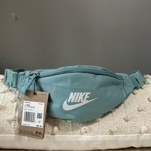 Nike Aqua Belt Bag with White Logo